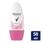 Buy Rexona Women Antiperspirant Deodorant Roll On, 72 hour sweat  odor protection, Powder Dry, with MotionSense technology, 50ml in Saudi Arabia