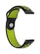 HuHa Silicone Dotted Replacement Band For Huawei Watch GT2 46mm Black/Green