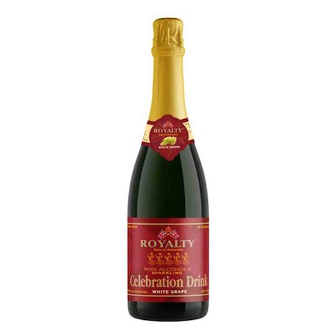 Royalty Celebration Non Alcoholic White Grape Sparkling Drink 750ml