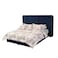 In House Geneva Velvet Bed Frame - Queen - 200x160 cm - Beige