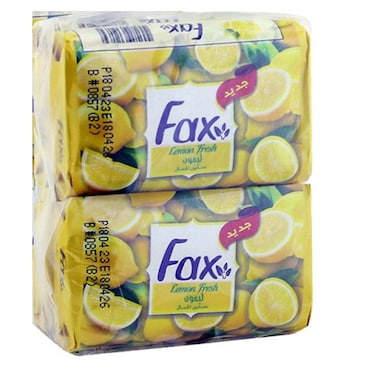 مجموعة صابون فاكس بالليمون 4 عبوات -110 جرام