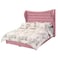 In House Lisbon Velvet Bed Frame - Single - 200x120 cm - Light Pink