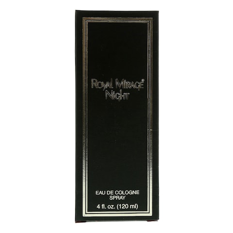 Royal Mirage Night Eau De Cologne Black 120ml