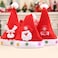 Set Of 3 Santa Hat Mixed Designs With Stretchable Freesize