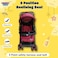 Lovely Baby Pram Baby Stroller For Kids With Car Seat Lb 6622 - Red