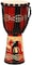Mike Music Djembes Hand Drums Hand Drums Hand Carved Tambourine Students Practice African Drums, Super Sound Musical Instruments (10Inch Elephant, Red)