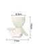 Generic Ceramic Succulent White Plant Pot Creative Human Shaped Small Cactus Pots Flower Pots Mini Plant Planters For Desktop Usage Home Decoration, Man 1