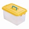 علبة تخزين الهلال والنجمة الذهبية للرحلات -27 لتر - أصفر