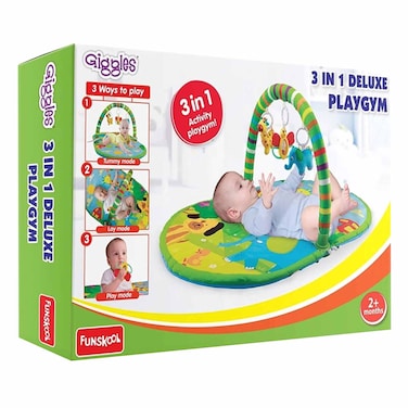 Funskool Giggles 3-In-1 Deluxe Playgym 2+ Months