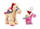 Bundle items - Beige camel with santa hat 18cm and Dark Pink key ring 12cm