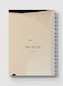 Lowha Spiral Notebook With 60 Sheets And Hard Paper Covers With Aesthetic Beauty Design, For Jotting Notes And Reminders, For Work, University, School