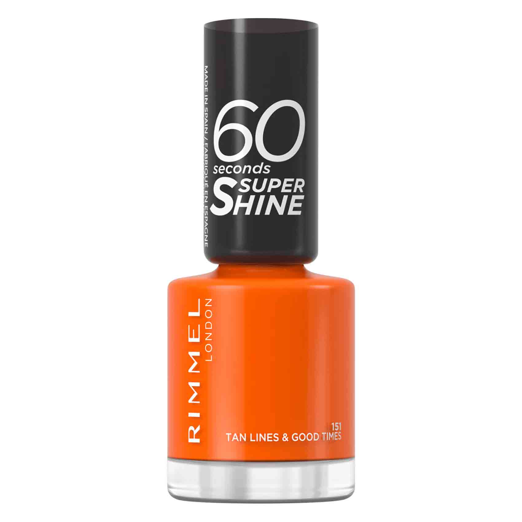 Rimmel London Nail Polish 60 Seconds Super Shine 151 Tan Lines And Good Times 8ml