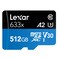 Lexar-512GB  633x 512GB TF Card High-performance Micro SD Card Class10 U3 A2 V30 High Speed TF Card for Phone Camera Dashcam