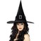 Smiffys- Witches Black Women Hat With Diamante Buckle< >