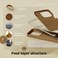 elago Liquid Silicone for iPhone 15 PRO case cover Full Body Protection, Shockproof, Slim, Anti-Scratch Soft Microfiber Lining - Brown