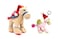 Bundle items - Beige camel with santa hat 18cm and Pink key ring 12cm