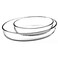 Borcam Oval Glass Ovenware 1.55L+3.2L