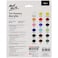 Mont Marte 18-Piece Two Seasons Acrylic Paint Colour Tube 18x12ml Multicolour