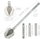 Aiwanto Folding Shovel Military Shovel Portable Multi-Function Collapsible Tactical Entrenching Tool for Camping Backpacking Hiking Sliver with Bag