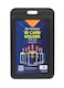 Masco 5-Piece Vertical ID Card Holder Black