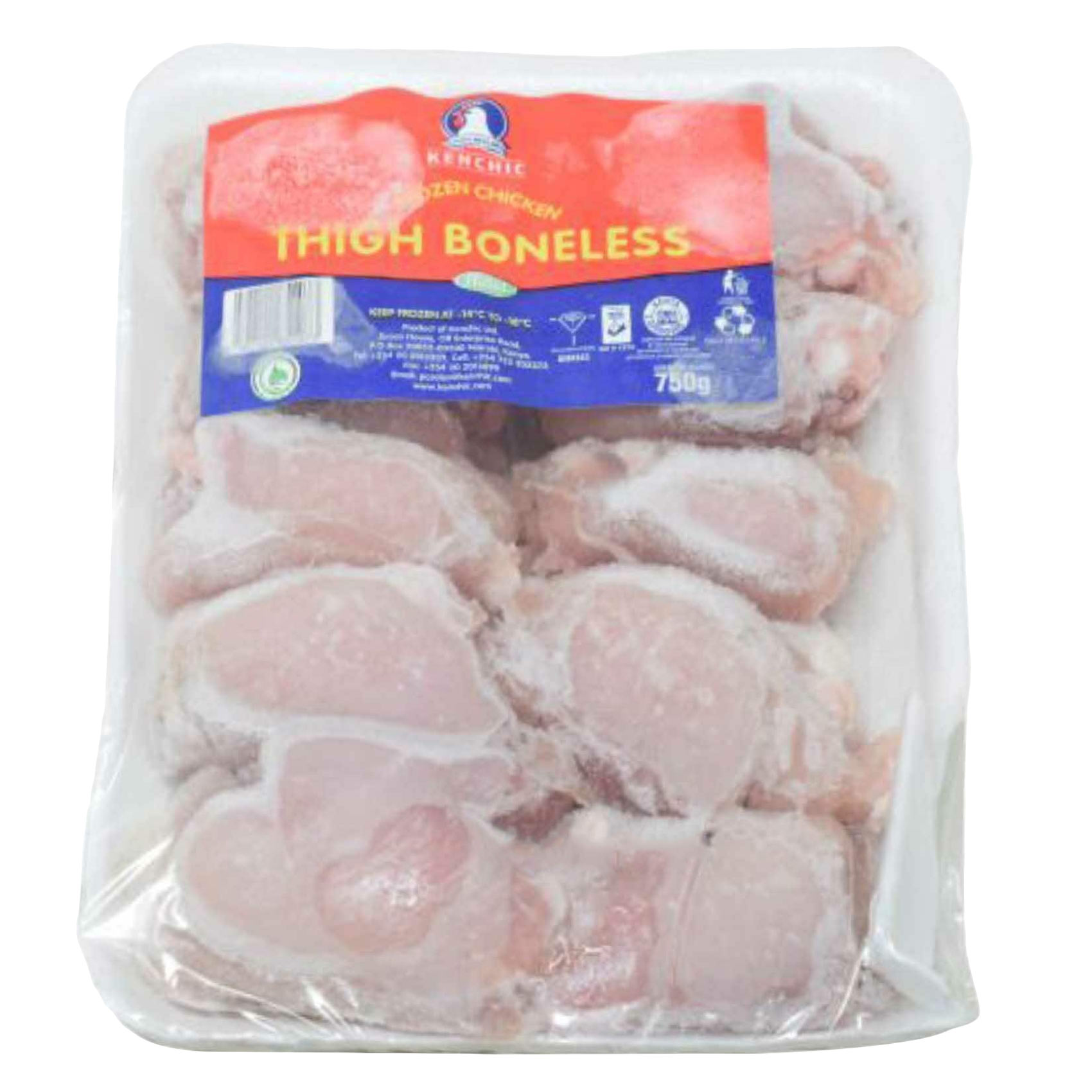 Kenchic Frozen Boneless Chicken Thigh 750g