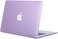 Ntech Macbook Air 13 Inch Case With Screen Protector M1 A2337 A2179 A1932 2020 2019 2018 Release, Slim Plastic Matte Hard Cover Compatible Mac Air 13.3 Inch With Retina Display (PUrple)