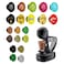 Nescafe Dolce Gusto Infinissima Black Coffee Machine with 20 Pods Mix Flavors
