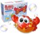 Zhenduo Baby Bath Bubble Toy Crab Blower Machine Maker With Nursery Rhyme Bathtub Toys For Infant Children Kids Happy Tub Time Red 180705