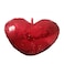 Heart Shaped Glitter Balloon Red 20cm