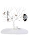 East Lady Display Stand Deer Tree Holder Bracelet Earrings 24 x 22 cm White