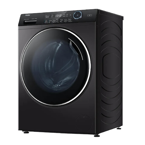 غسالة ملابس هاير 10كجم اتوماتيك بموتور إنفرتر - فضي غامق - HW100-B14979S8