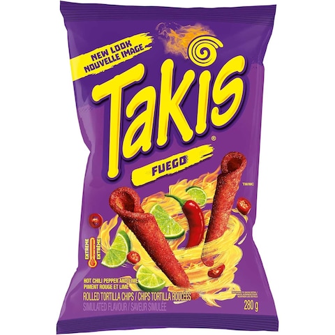 Buy Takis Fuego Tortilla Chips 280g in UAE