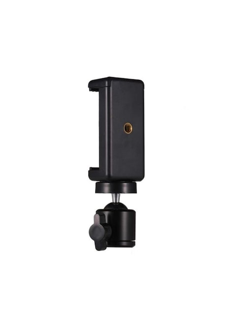 Generic - Adjustable Phone Holder With Ball Head Mount Black