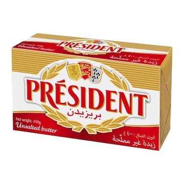President Butter Unsalted 400g