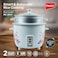 Impex RC 2801 400W 1 Litre Automatic Electric Rice Cooker with Aluminium Inner pot Safety Protection heating Coil