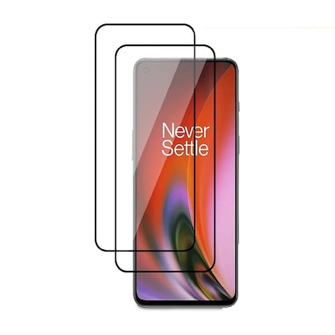 Pack of 2 Glass Screen Protector For Oneplus Nord 2