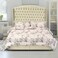 In House Maldives Velvet Bed Frame - Queen - 200x140 cm - Beige
