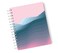 Loud Universe Hardcover Notebook Waves s Case Blue Hue Spiral Notebook with Premium High Quality Paper A5 Size
