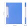 Aiwanto 2pcs A4 Sheet Holder Business File Clip File Resume Office Papers Holder Files Stationary Document Holder File
