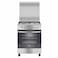 Zanussi Cool Max Gas Cooker - 4 Burners - 60x60 cm - Silver/Black - ZCG64396XA