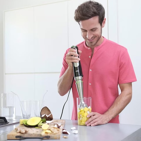 Braun MultiQuick 9 Hand Blender Set, XL Food Processor 2L, Active PowerDrive Technology, 500ml Chopper, iMode Technology, MQ 9187XLI, Puree Masher Included, Black