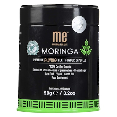 Me Organic Moringa Leaf Powder Capsules 200 Count