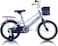 Vego Starlette Kids Road Bike With Basket 16 Inch, Purple