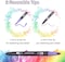 Coolbabycolouring Pens, 100 Colours Art Watercolour Brush Pens Tip And Fine Tip For Adult Colouring Books, Sketching, Drawing, Painting, Calligraphy