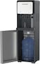 Krome Bottom Loading Water Dispenser, Hot, Cold And Normal Water, Floor Standing, Made With SUS 304 Tank And Food-Grade Silicone Gel Tube, Child Lock For Hot Water, KR-WDBL 3TB, Silver &amp; Black