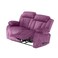 إن هاوس كرسي استرخاء مزدوج منجد بالمخمل - بنفسجي فاتح - NZ50