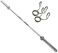 Max Strength 7Ft / 7Foot Olympic Straight Barbell Weight Lifting Barbell Bars With Free Collars 84 Inch/210Cm/2.1Mtr Olympic Bar Gym Training Fitness