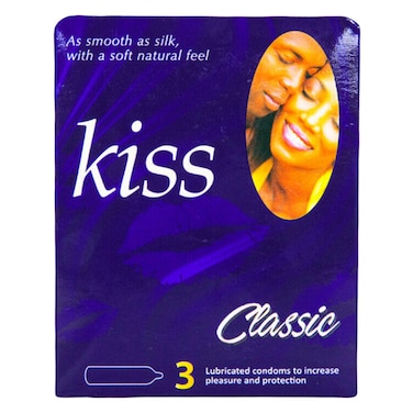 Kiss Classic Plain Condom 3 Pieces