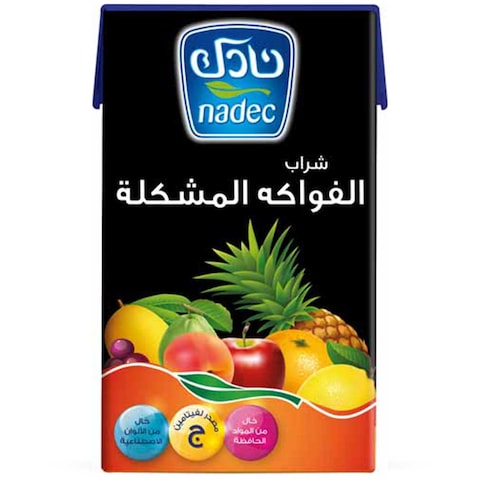 Nadec Juice Mixed Fruits Flavor 250 Ml 9 Pieces