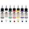 7 Colors Tattoo Ink Set, Semi-permanent Eyebrow Lip Tattoo ,Long Lasting Microblading Body Art Paint Ink
